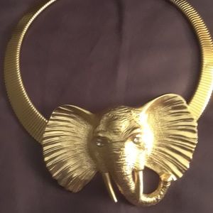 Elegant Elephant pendant and choker